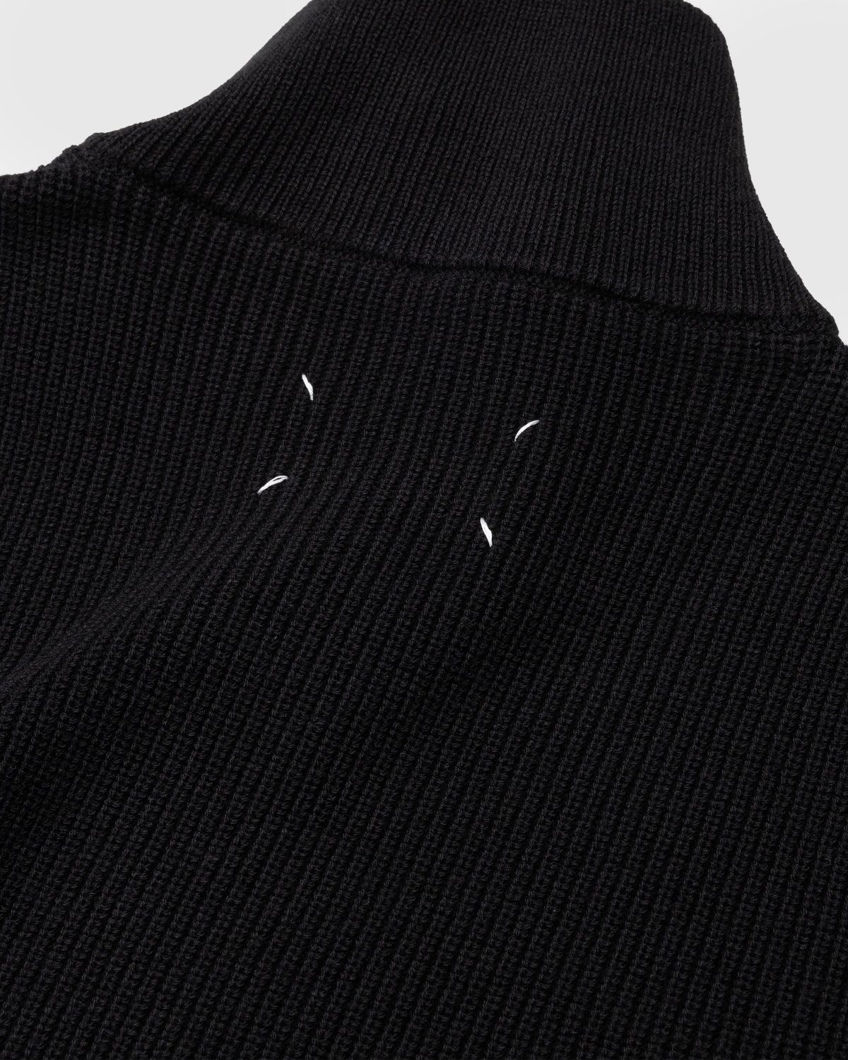 Maison Margiela – Knit Zip-Up Cardigan Black | Highsnobiety Shop